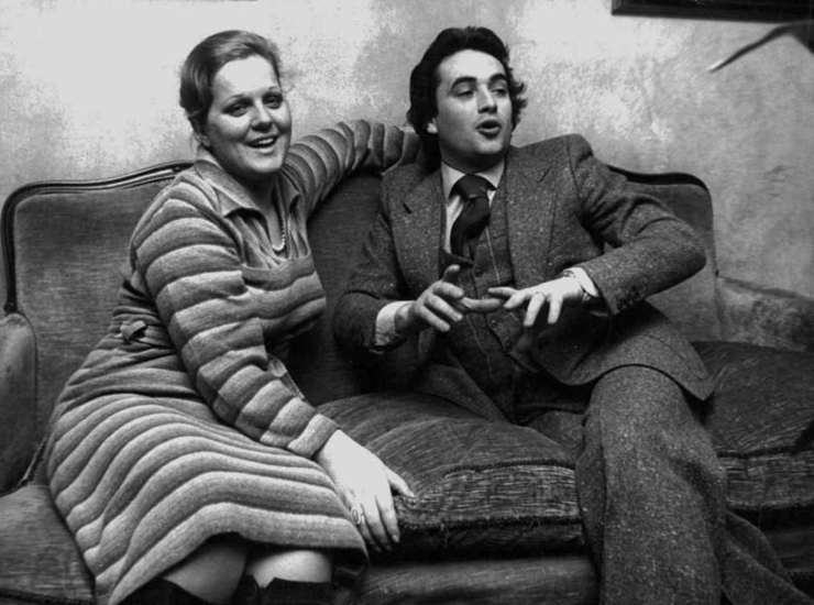 Katia e l'ex marito Josè posano per una foto informale nel 1976. (Archivio RCS) - Metropolinotizie.it