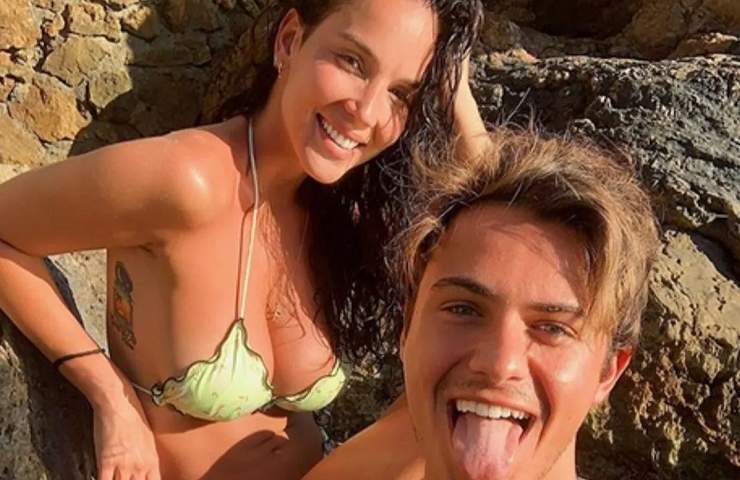 Paola Di Benedetto con l'ex Federico Rossi