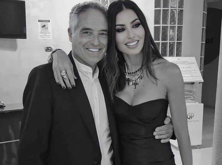 Elisabetta Gregoraci e il padre Mario. (Foto: Instagram) - Metropolinotizie.it