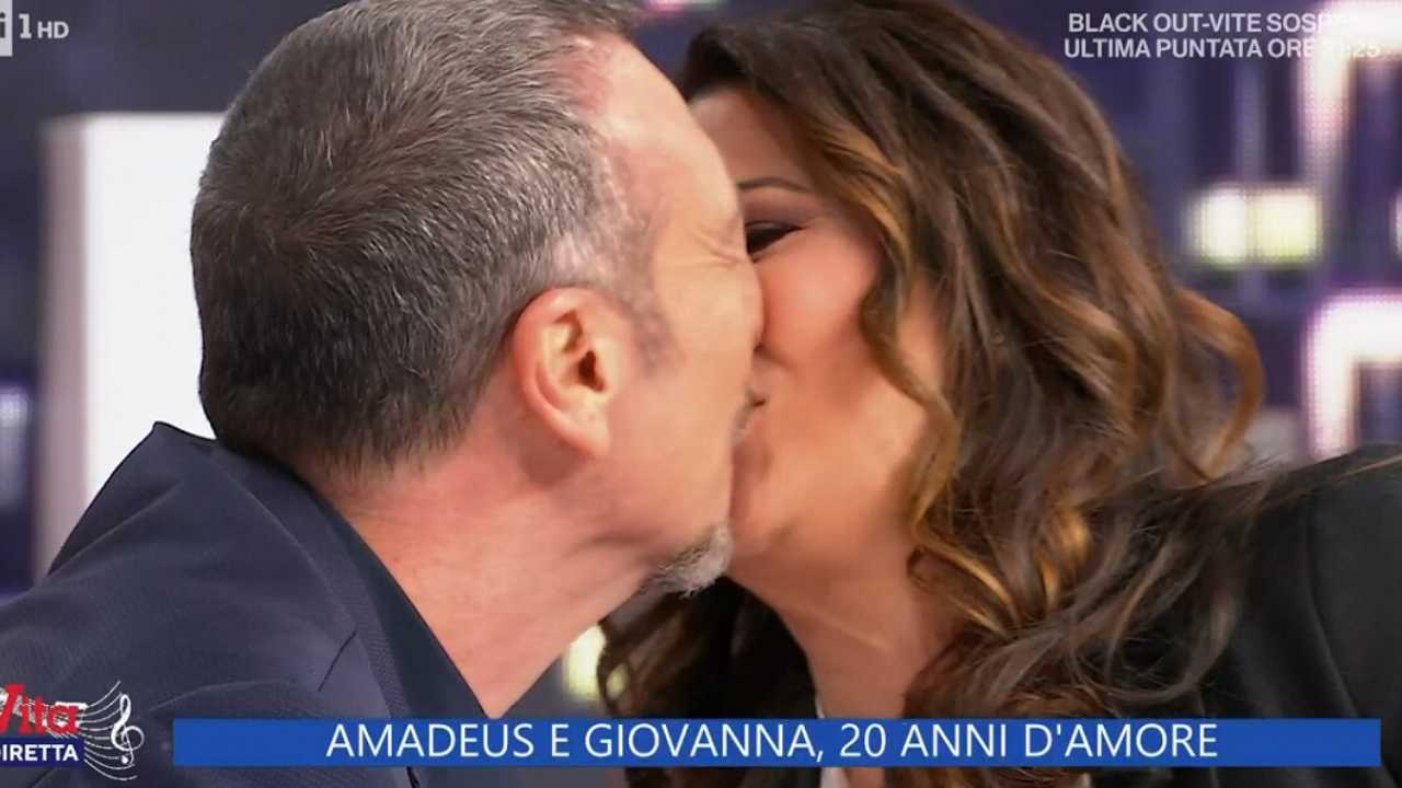 Amadeus e Giovanna Civitillo