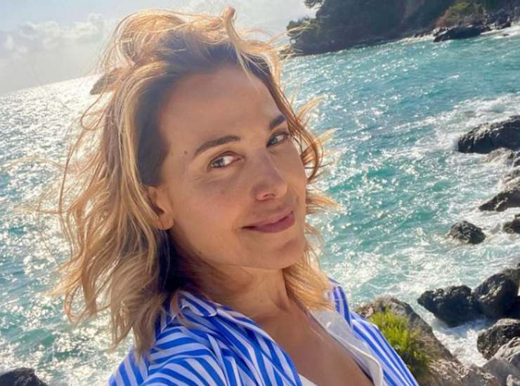 Barbara D'Urso al mare.