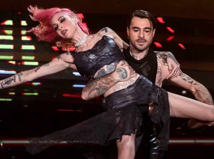 Ema e il compagno Angelo Madonia a "Ballando con le stelle". (ANSA) - Metropolinotizie.it